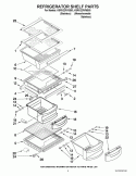 Part Location Diagram of WPW10276359 Whirlpool SHELF-CANT