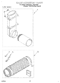 SALES ACCESSORY Diagram and Parts List for LTE5243DQ0  Whirlpool Washer Dryer Combo