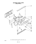 Part Location Diagram of 314175 Whirlpool Control Panel, Glass