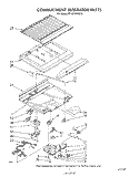 COMPARTMENT SEPARATOR Diagram and Parts List for RT14CKXVW10  Roper Refrigerator