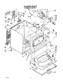 SECTION Diagram and Parts List for KEYE660WWH0  KitchenAid Dryer