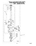 BRAKE AND DRIVE TUBE Diagram and Parts List for TAWS700BQ0  Estate Washer