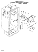 LINER Diagram and Parts List for TT18DKXBN00  Whirlpool Refrigerator