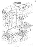 LINER Diagram and Parts List for ET20AKXLWR1  Whirlpool Refrigerator