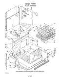 OVEN Diagram and Parts List for KEDS100SCB0  KitchenAid Range