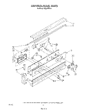 CONTROL PANEL Diagram and Parts List for RB220PXV0  Whirlpool Wall Oven