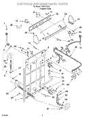 Part Location Diagram of 3952685 Whirlpool HARNS-WIRE