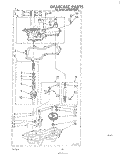 GEARCASE Diagram and Parts List for LC4900XMW1  Whirlpool Washer