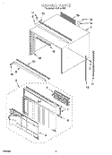 SECTION Diagram and Parts List for ACU104XH0  Whirlpool Air Conditioner