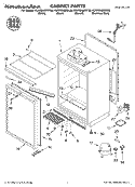 Part Location Diagram of 4344628 Whirlpool COVER-BACK