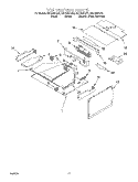 TOP VENTING, OPTIONAL Diagram and Parts List for GSC308PJQ2  Whirlpool Microwave Oven Combo