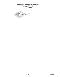 MISCELLANEOUS, OPTIONAL Diagram and Parts List for SUD4000HQ2  Whirlpool Dishwasher