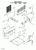 UNIT PARTS Diagram and Parts List for ET8CHEXVB01  Whirlpool Refrigerator