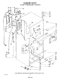 CABINET Diagram and Parts List for ET14JMYSG03  Whirlpool Refrigerator