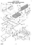 UNIT Diagram and Parts List for 8ET20NKXAN01  Whirlpool Refrigerator