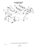 SECTION Diagram and Parts List for SF365BEPW3  Whirlpool Range