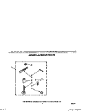 MISCELLANEOUS Diagram and Parts List for LA5580XTG1  Whirlpool Washer
