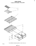 SHELF Diagram and Parts List for ET16JK1MWR2  Whirlpool Refrigerator