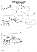 WIRING HARNESS Diagram and Parts List for KEBI241YBL4  KitchenAid Wall Oven