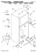 Part Location Diagram of 2302195 Whirlpool Energy Label