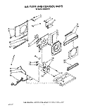 AIR FLOW AND CONTROL Diagram and Parts List for ACM492XX1  Whirlpool Air Conditioner