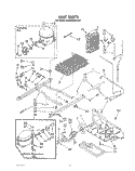 UNIT Diagram and Parts List for JWARG480PW01  Whirlpool Refrigerator