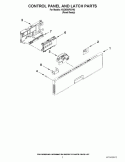 Part Location Diagram of W10473197 Whirlpool Electronic Control Board