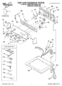 SECTION Diagram and Parts List for LEQ8611LG0  Whirlpool Dryer