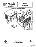 Part Location Diagram of 1157350 Whirlpool CABINET ALSO ORDER: