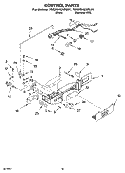 CONTROL PARTS Diagram and Parts List for 7GS2SHEXPL01  Whirlpool Refrigerator