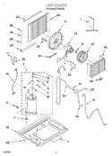 UNIT, LITERATURE Diagram and Parts List for RAR81K0  Whirlpool Air Conditioner