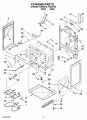 CHASSIS PARTS Diagram and Parts List for TES355VQ0  Estate Range