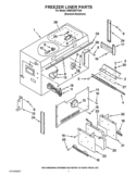 FREEZER LINER PARTS Diagram and Parts List for KBRO36FTX05  KitchenAid Refrigerator