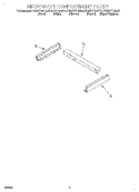 MICROWAVE COMPARTMENT Diagram and Parts List for KEMS377GAL0  KitchenAid Microwave Oven Combo