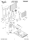 UNIT, LITERATURE Diagram and Parts List for 3XACM09DD0  Whirlpool Air Conditioner