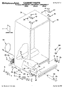 Part Location Diagram of 2255385 Whirlpool Service & Wiring Sheet