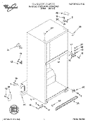 Part Location Diagram of 2183853 Whirlpool SHIM, HINGE CENTER
