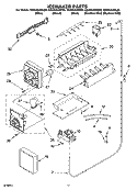 ICEMAKER PARTS Diagram and Parts List for GS2SHAXMS00  Whirlpool Refrigerator