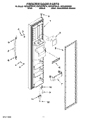 Part Location Diagram of 2319727T Whirlpool Handle (Includes 9) (Biscuit)