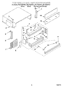 TOP GRILLE AND UNIT COVER Diagram and Parts List for KBLP36MHS01  KitchenAid Refrigerator