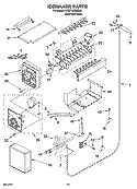 ICEMAKER PARTS Diagram and Parts List for KSSP48QMS02  KitchenAid Refrigerator