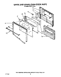 Part Location Diagram of 3179506 Whirlpool Clip (2) Glass (Top & Bottom)