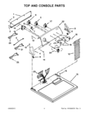 Part Location Diagram of WPW10434962 Whirlpool Control Panel
