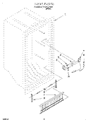 LINER, OPTIONAL Diagram and Parts List for EV120FXGW02  Whirlpool Freezer