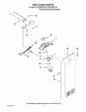 AIR FLOW PARTS Diagram and Parts List for GSC25C5EYY00  Whirlpool Refrigerator