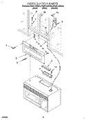 INSTALLATION Diagram and Parts List for KHMC107BWH4  KitchenAid Microwave