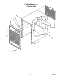SECTION Diagram and Parts List for AD0482XS0  Whirlpool Dehumidifier