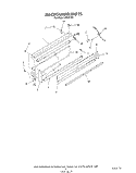 BACKGUARD Diagram and Parts List for N9257L1  Roper Range