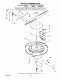 WASH SYSTEM PARTS Diagram and Parts List for KUDD03STBL2  KitchenAid Dishwasher