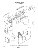 ICE MAKER Diagram and Parts List for ED25PMXRWR3  Whirlpool Refrigerator